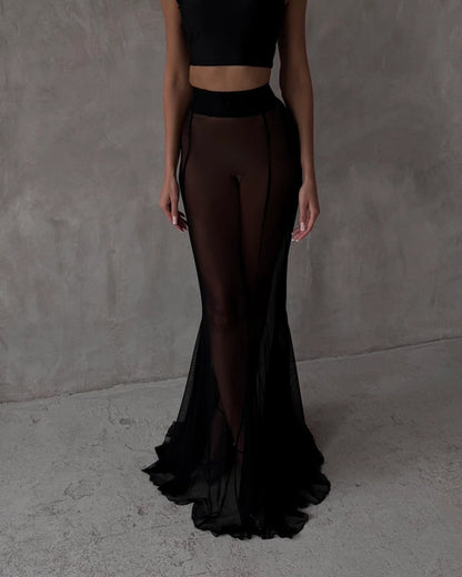 Set i två delar: Modejacka och kjol med perspektiv