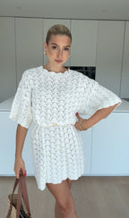 ROCHIE CROSETATĂ TIP SCOICĂ COCOS
