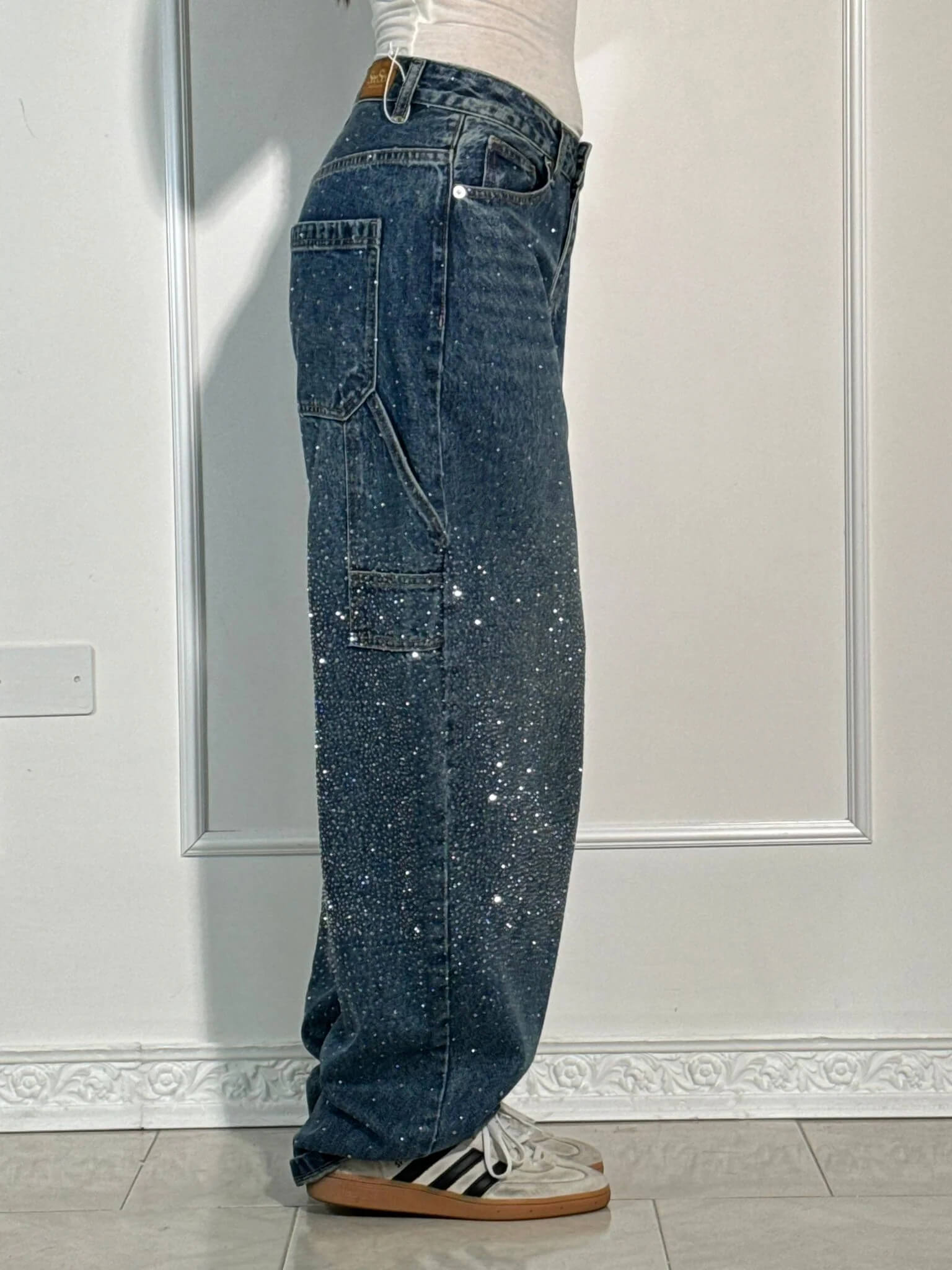 Gertrud | Pantaloni cu diamant