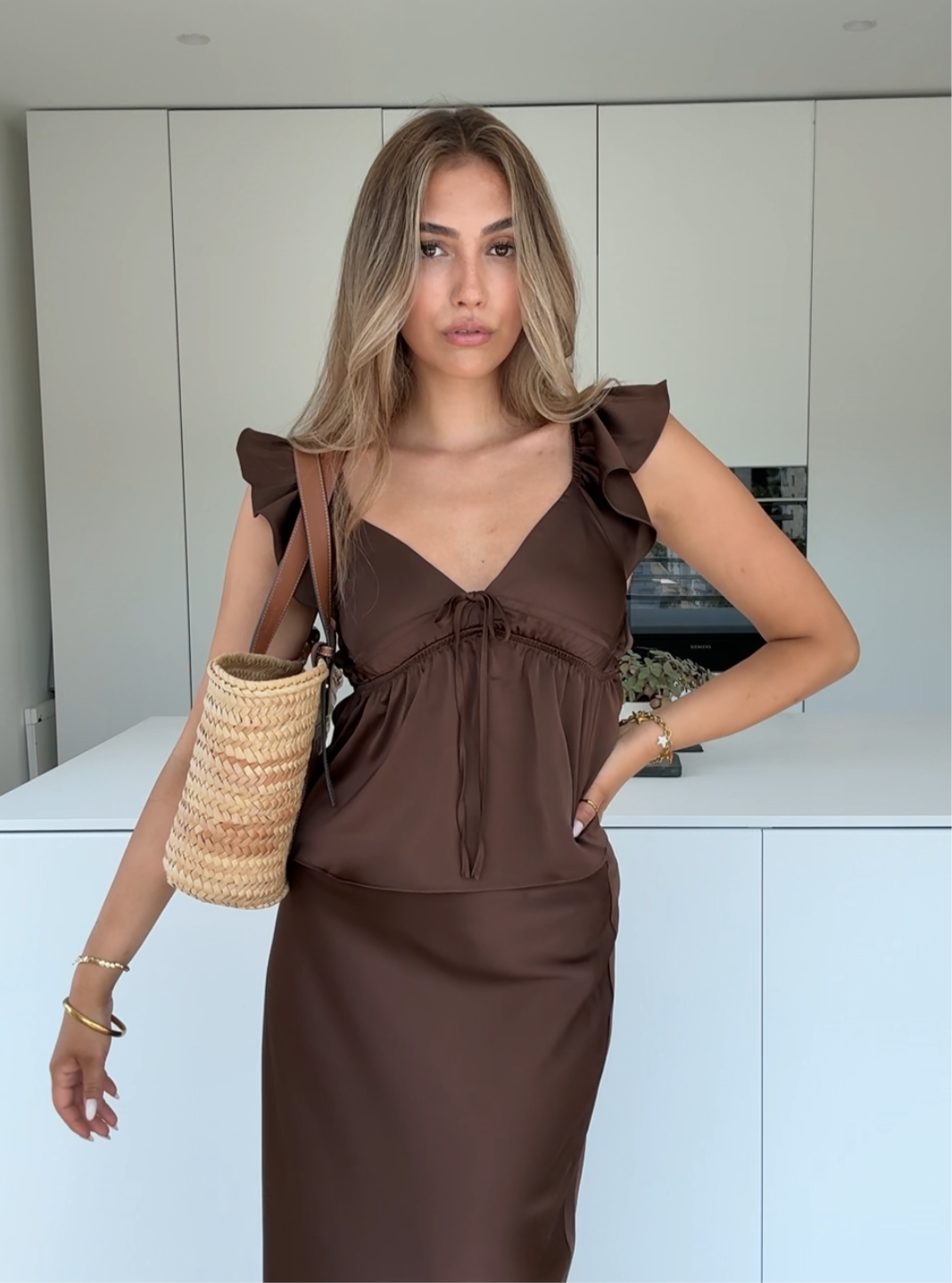 TOP SATIN CIORCOVĂ