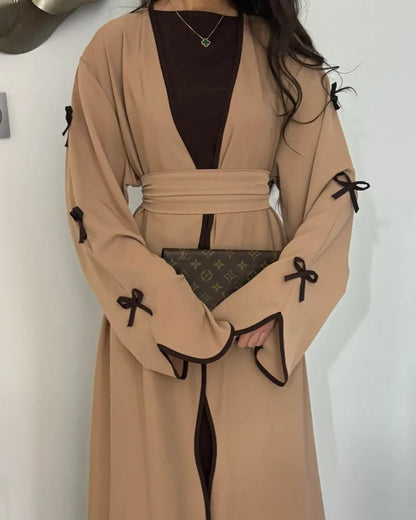 Elegant Set med Cardigan och Klänning i Två Delar