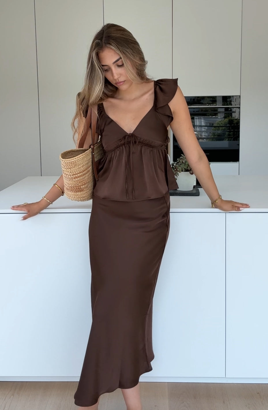 TOP SATIN CIORCOVĂ