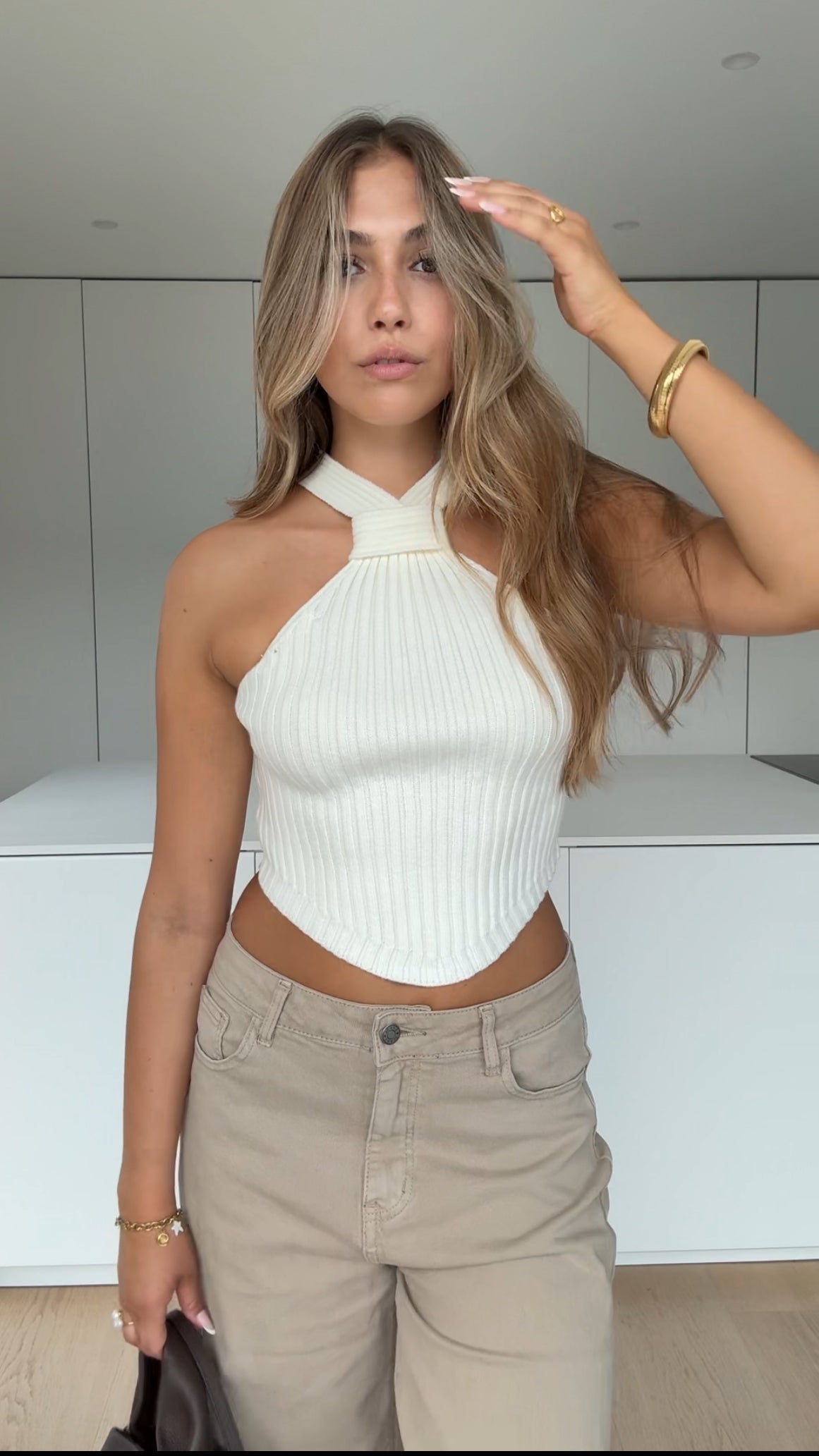 TOP TRICOTAT CARA VANILIE