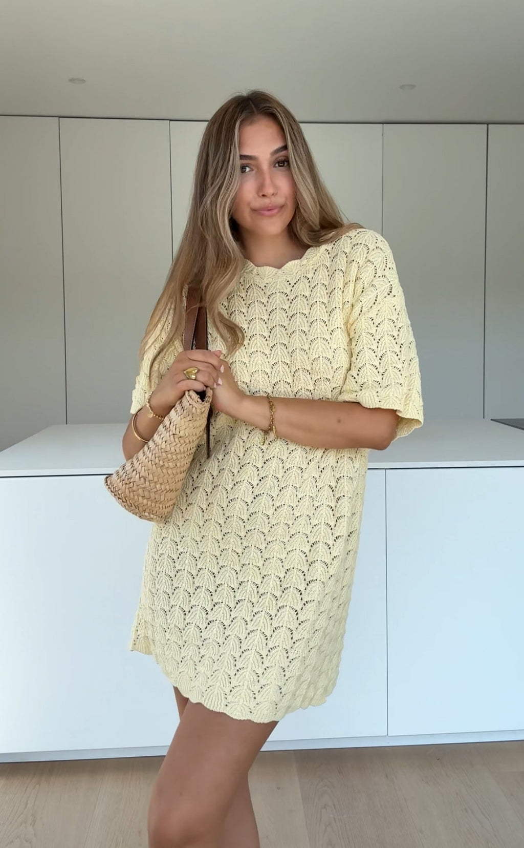 ROCHIE CROSETATĂ DIN COCHILIE CU LEMON DE UNT