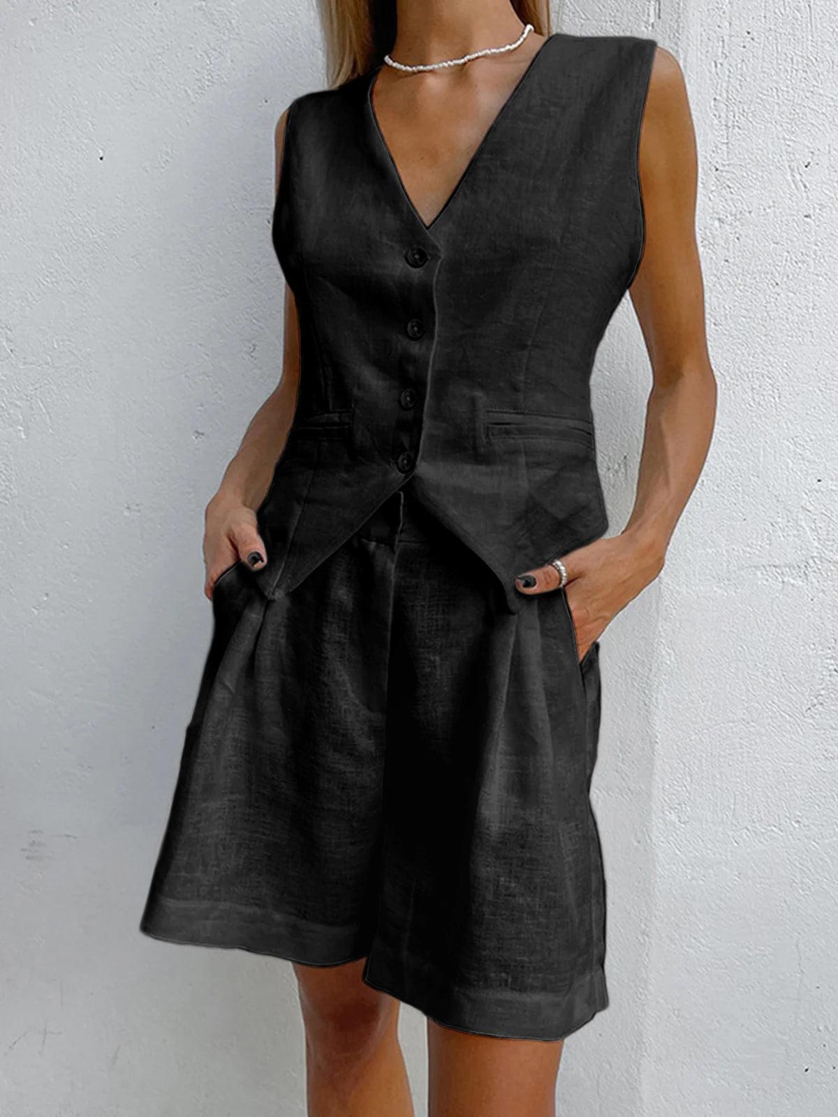 Set med kortbyxor Paros Cover Up i två delar