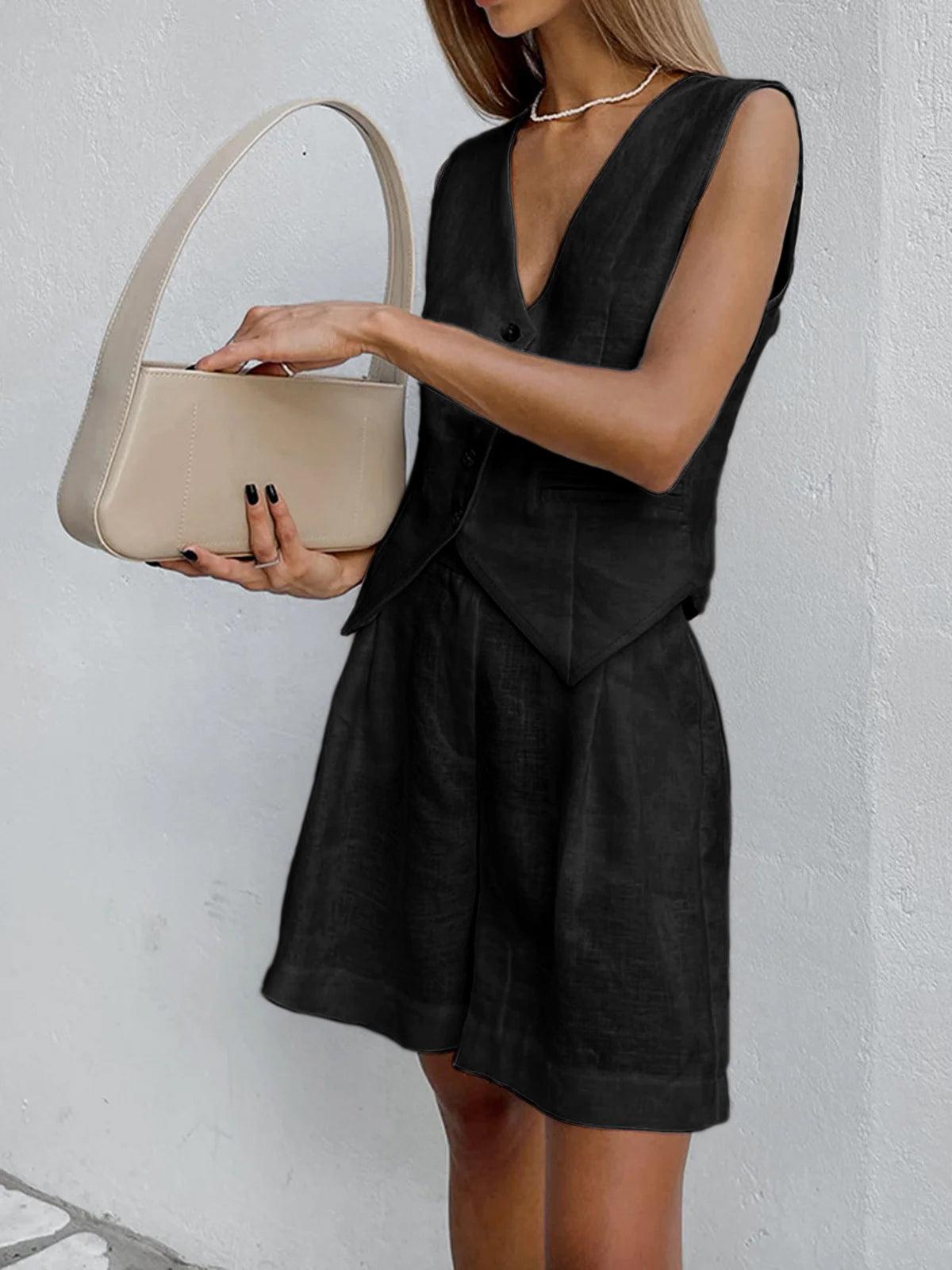 Set med kortbyxor Paros Cover Up i två delar