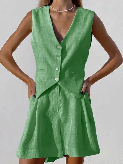 Set med kortbyxor Paros Cover Up i två delar