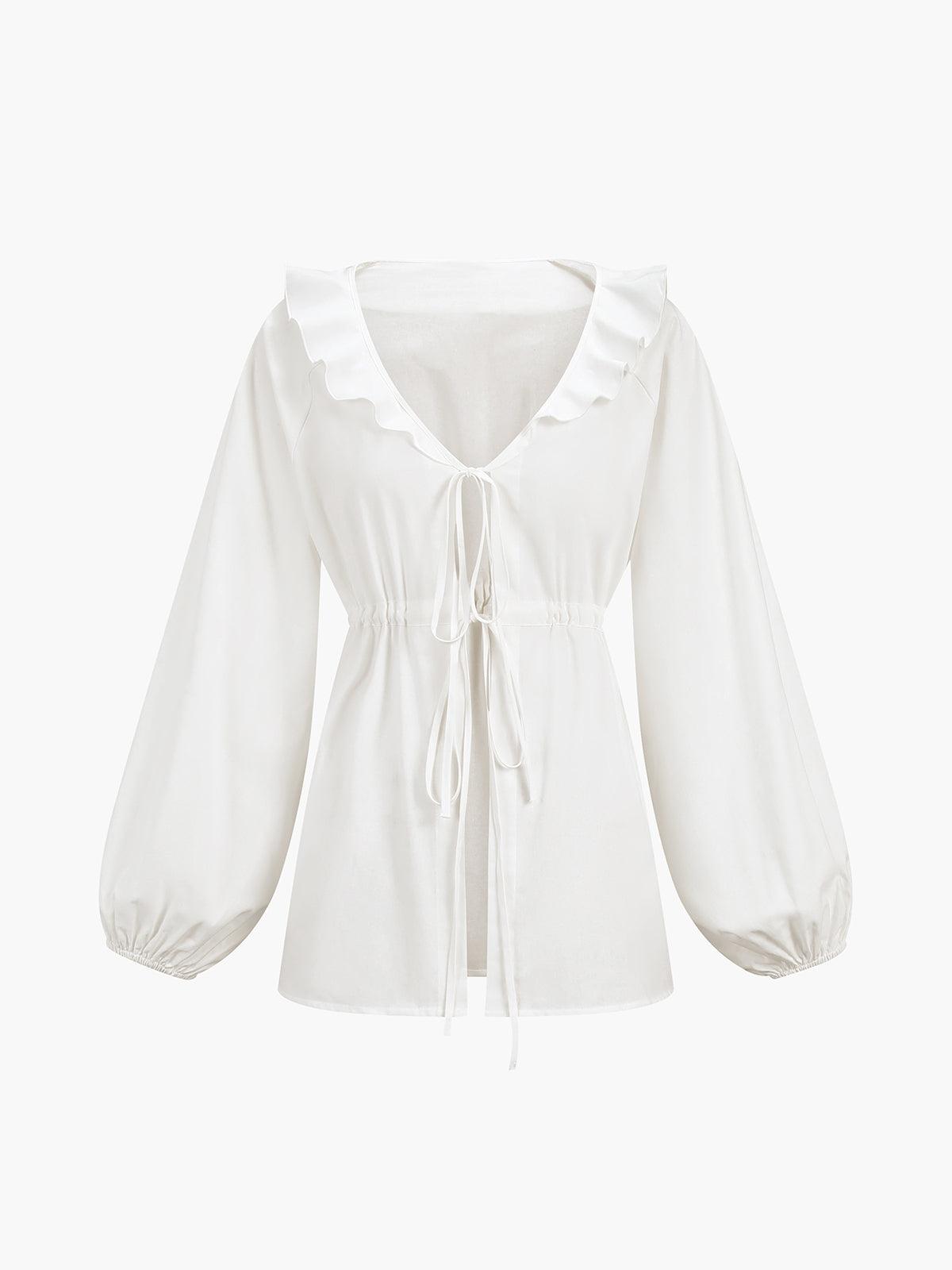 Set de pantaloni scurți din bumbac și in Cowgirl Melody, două piese
