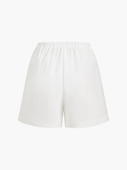 Set med kortbyxor i bomull och linne Cowgirl Melody, två delar