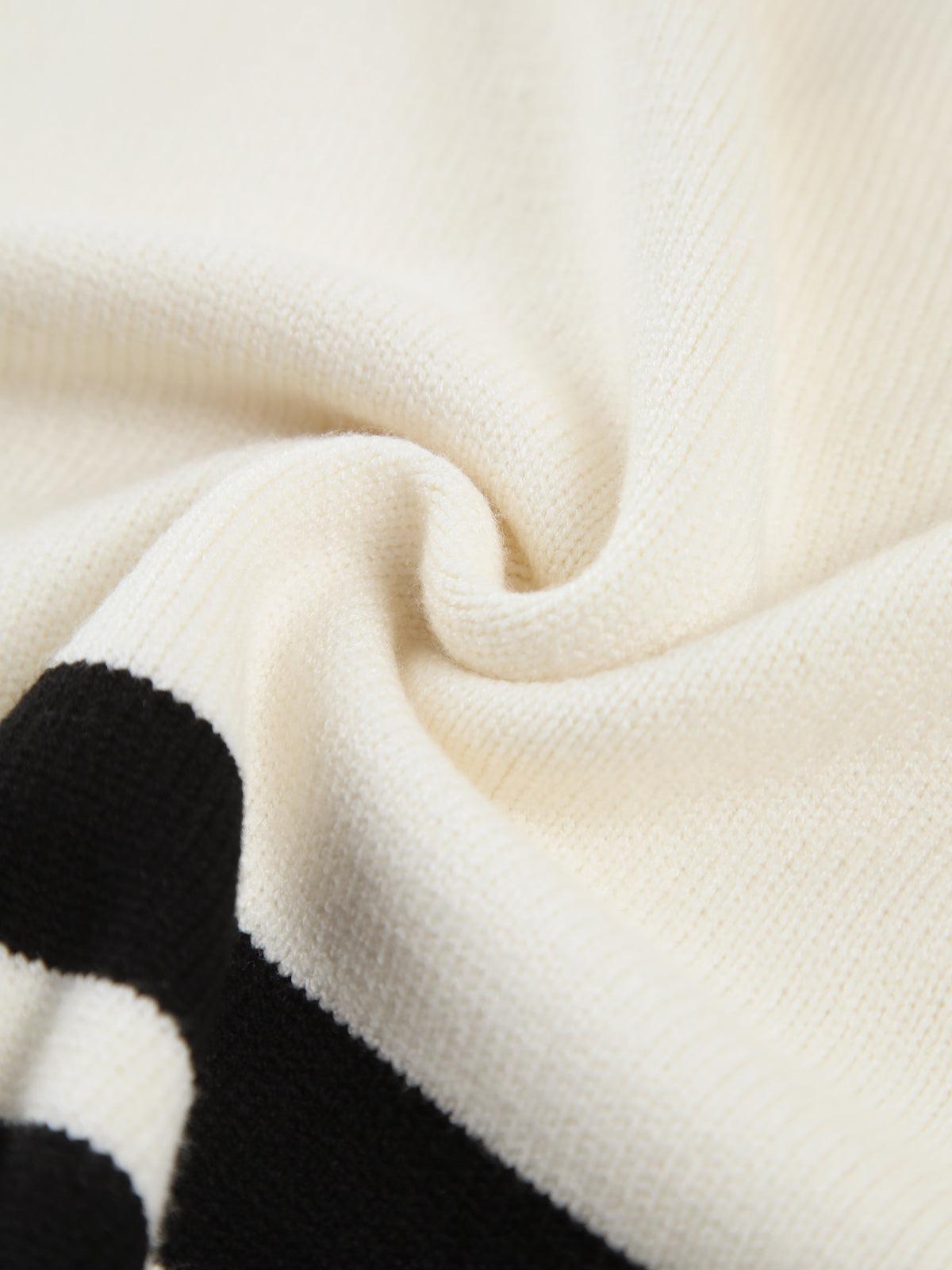 Halsad tröja med ränder Miss Paris