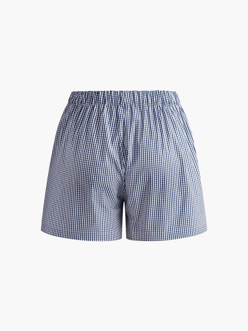 Set de pantaloni scurți cu dantelă în carouri