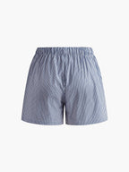 Set de pantaloni scurți cu dantelă în carouri