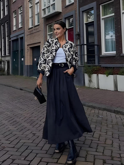 Vinterkappa Boheme med rund krage