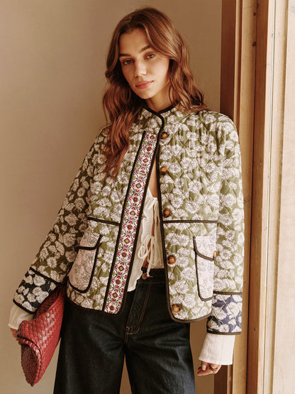 Vinterkappa med Flikfickor Boheme