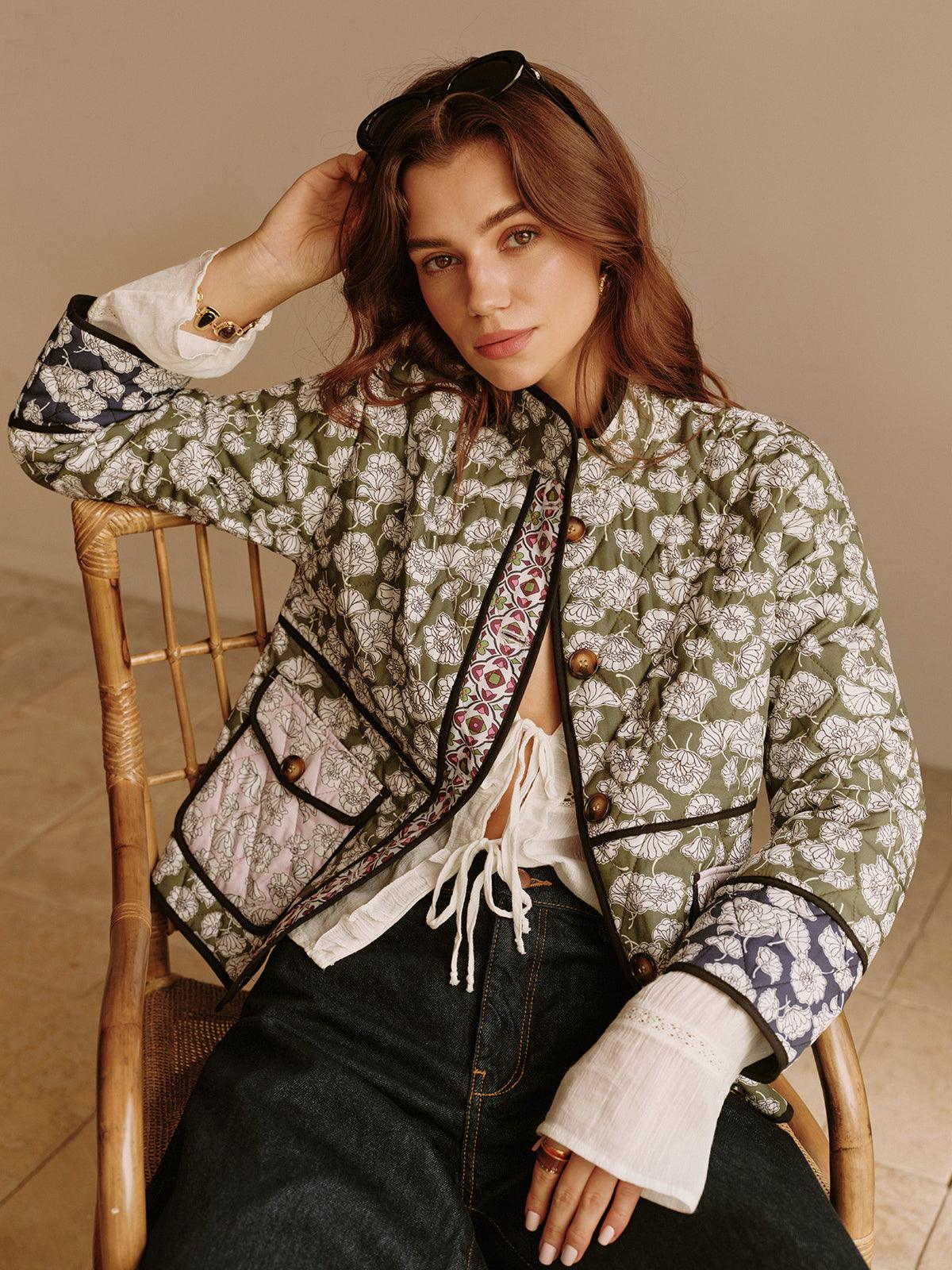 Vinterkappa med Flikfickor Boheme