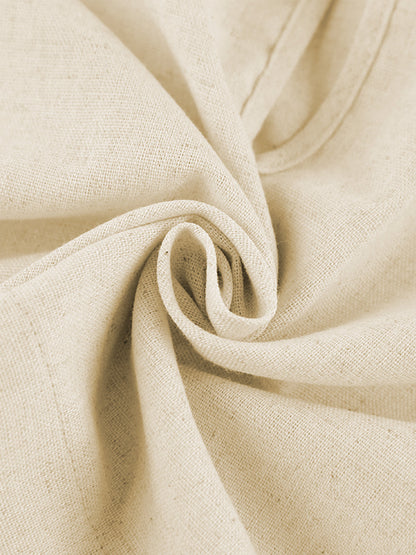 Set med vida linnebyxor, två delar