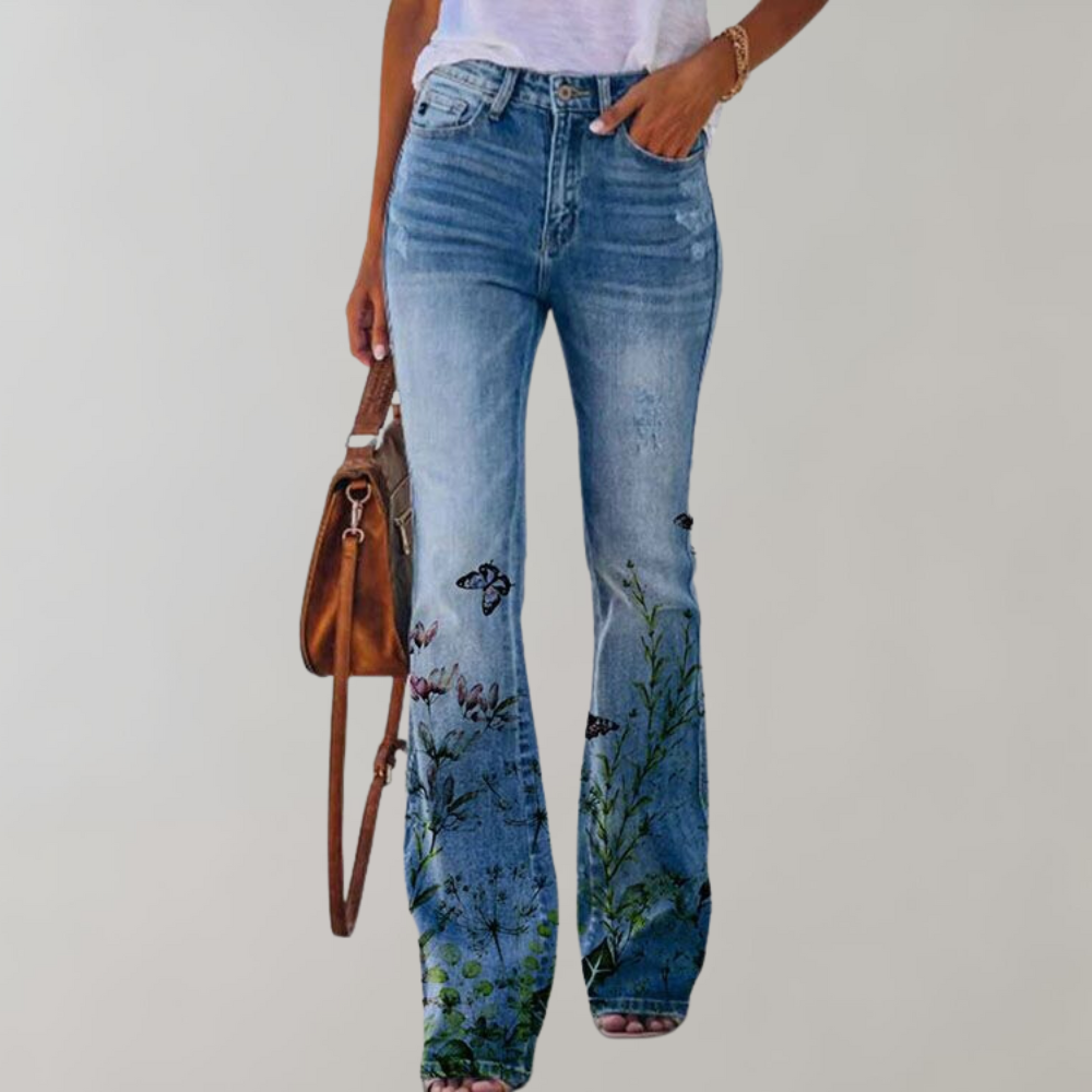 Blaire | Jeans cu talie înaltă și evazat
