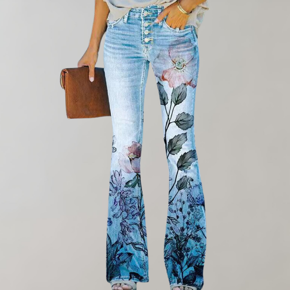 Blaire | Jeans cu talie înaltă și evazat