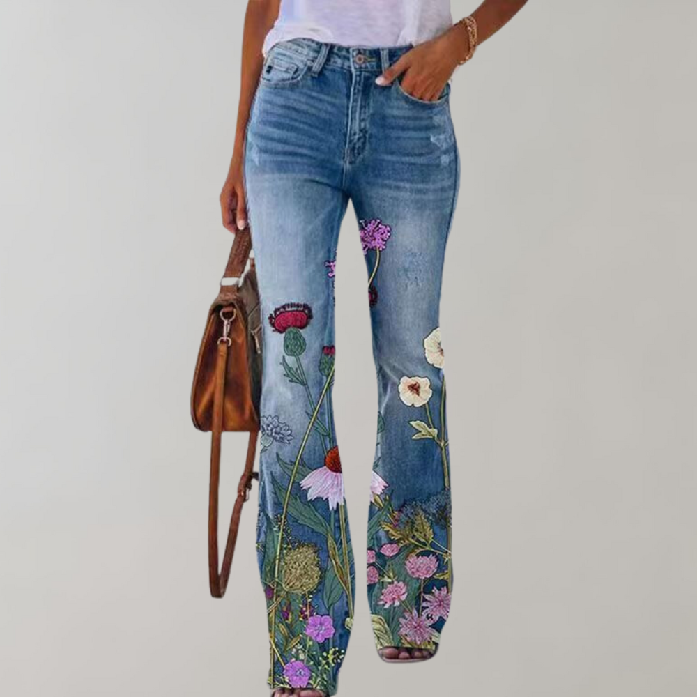 Blaire | Jeans cu talie înaltă și evazat