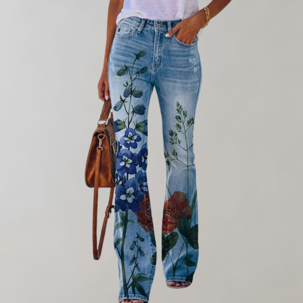 Blaire | Jeans cu talie înaltă și evazat