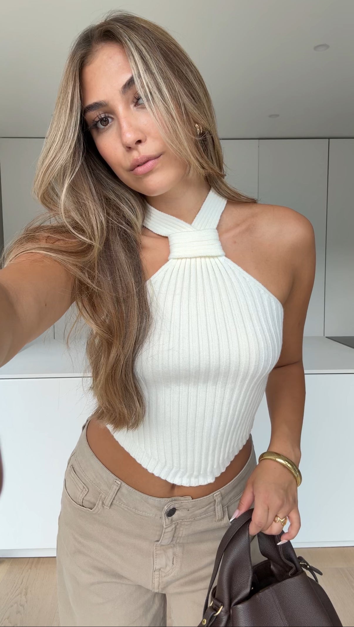 TOP TRICOTAT CARA VANILIE