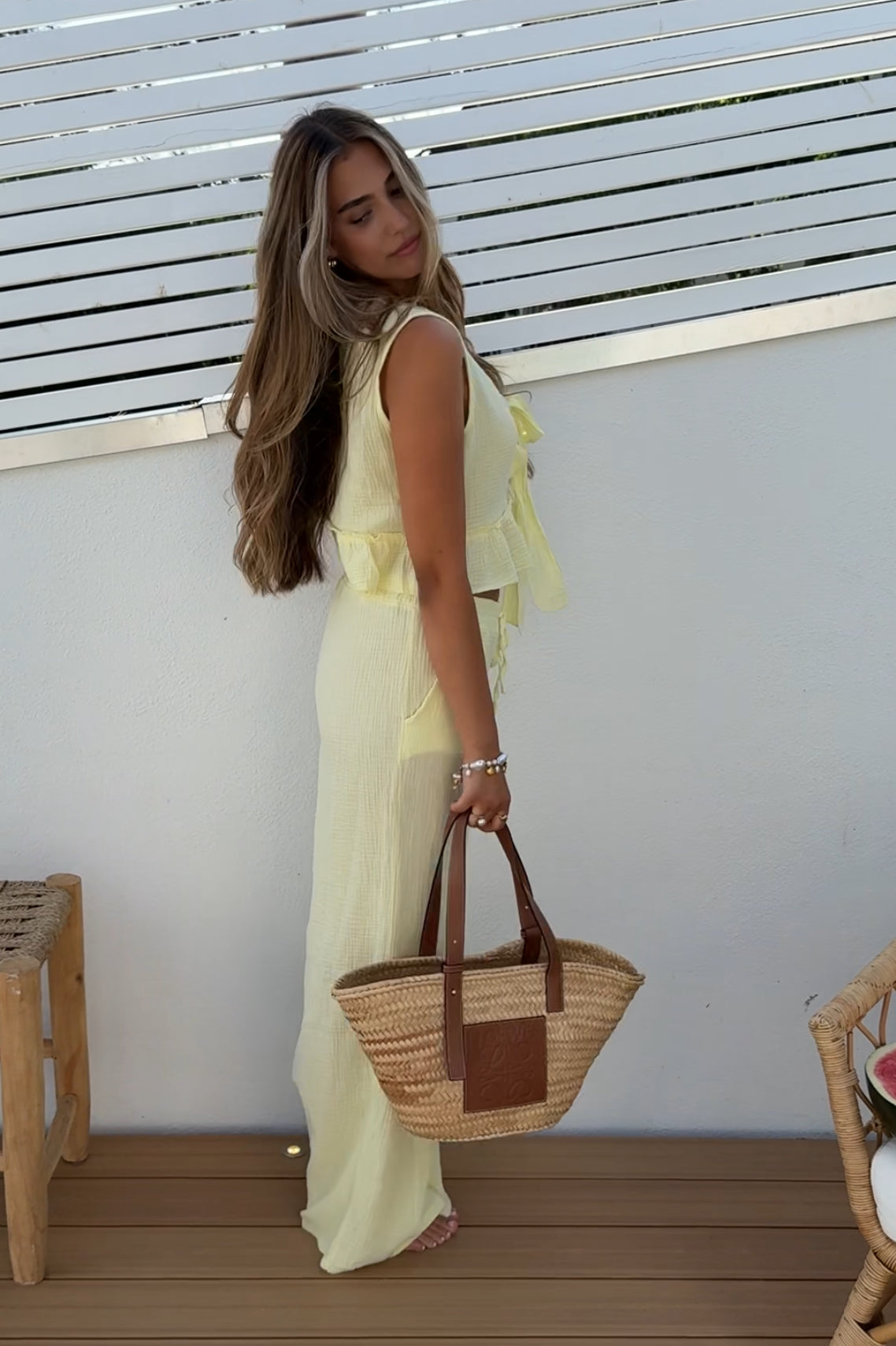 SÄTT WAFFLE GUL AV UNG