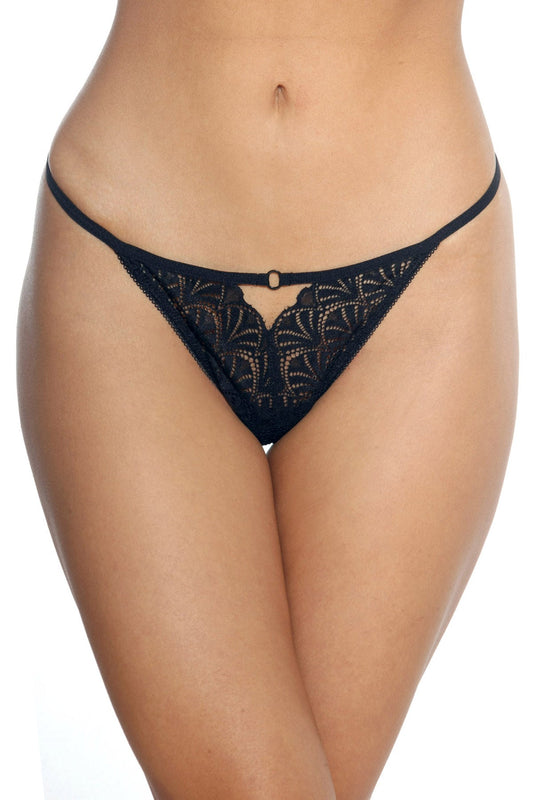 Chilot brasiliansk spagetti Svart CATY S1786