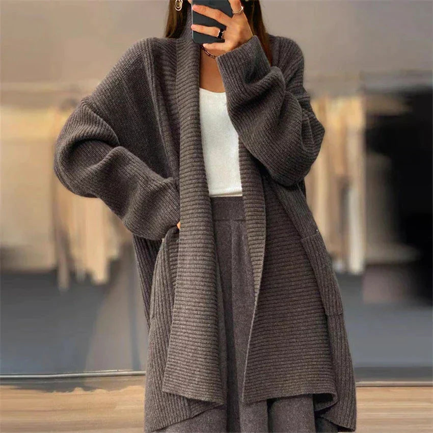Euphemia | Cardigan tricotat lung
