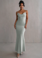 Delilah | Rochie Maxi cu Spate Floral