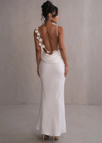 Delilah | Rochie Maxi cu Spate Floral