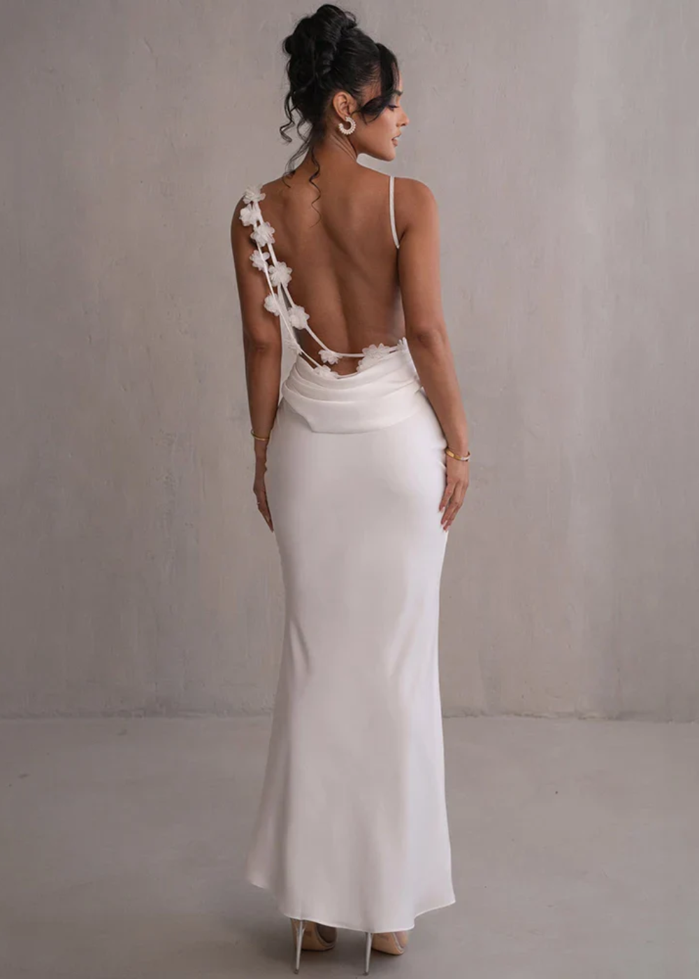 Delilah | Rochie Maxi cu Spate Floral