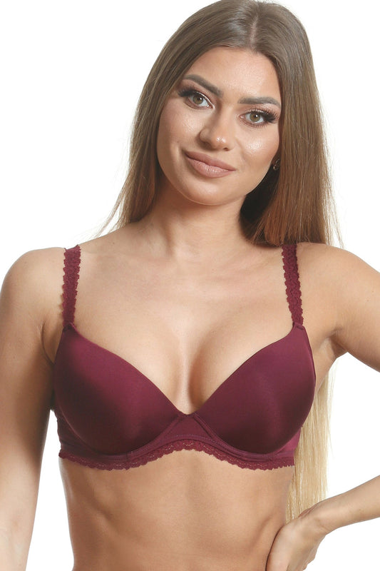 Sutien med mjuk kupa och djup urringning Rubin ELLY R1644