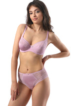 Sutien clasic Bretele Reglabile Evelyn R1582 mov