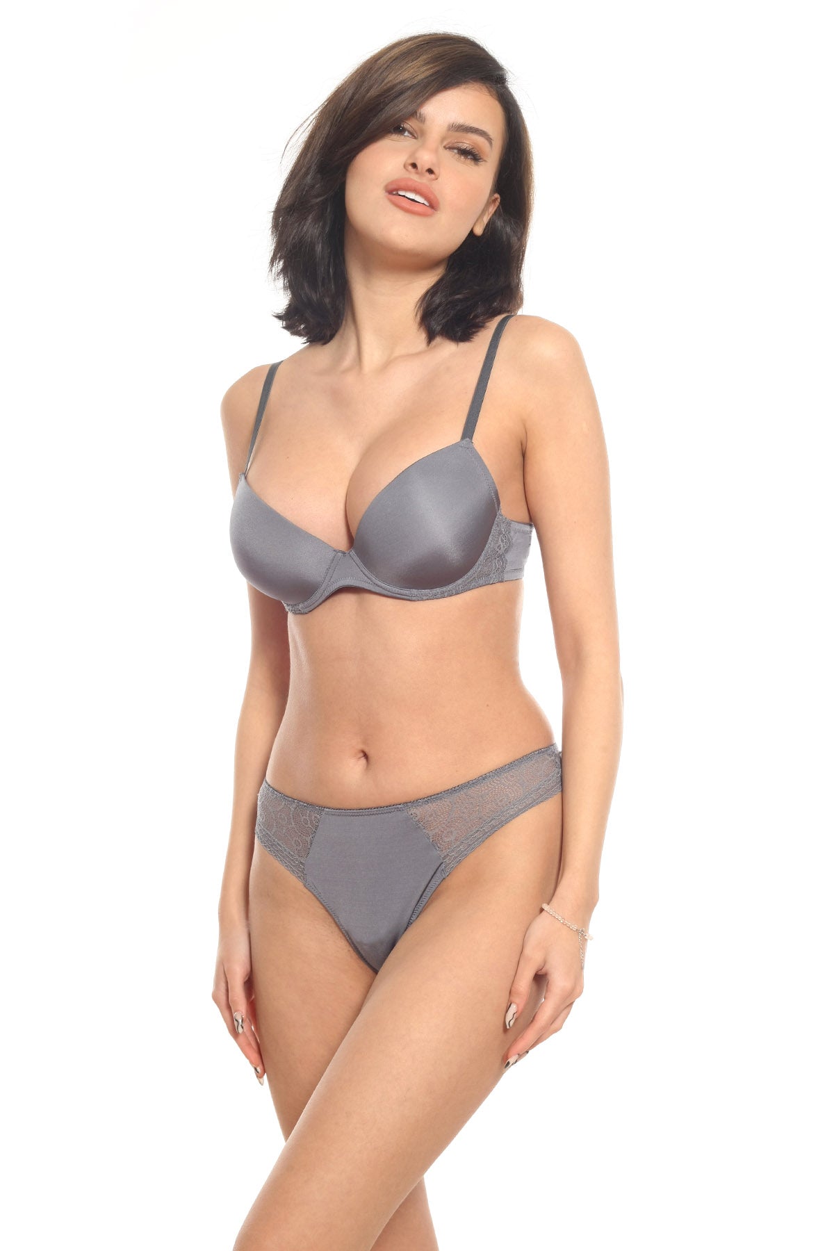 Sutien push-up Evelyn Gri R1577