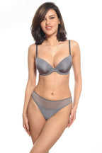 Sutien Gri push-up Evelyn R1578