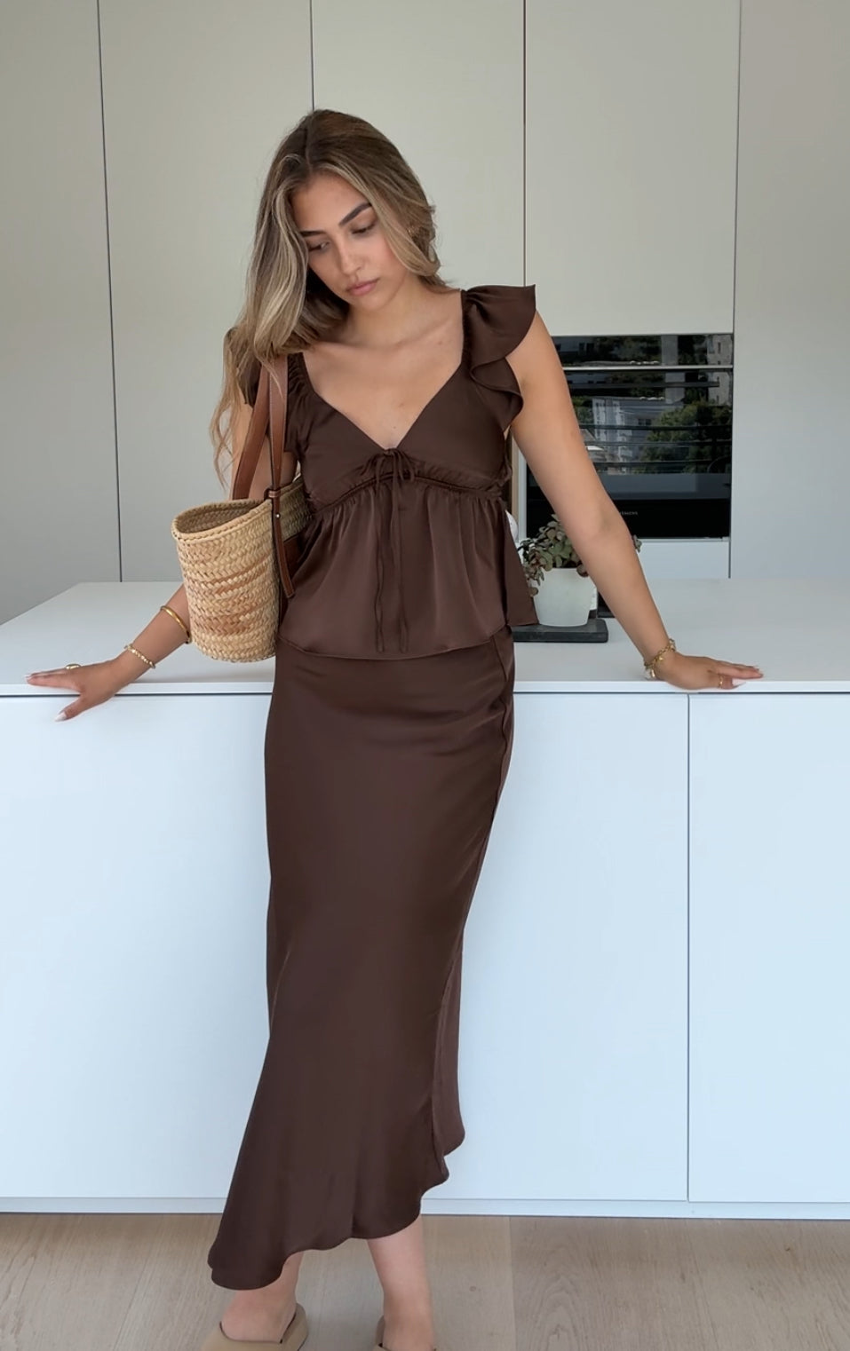 TOP SATIN CIORCOVĂ