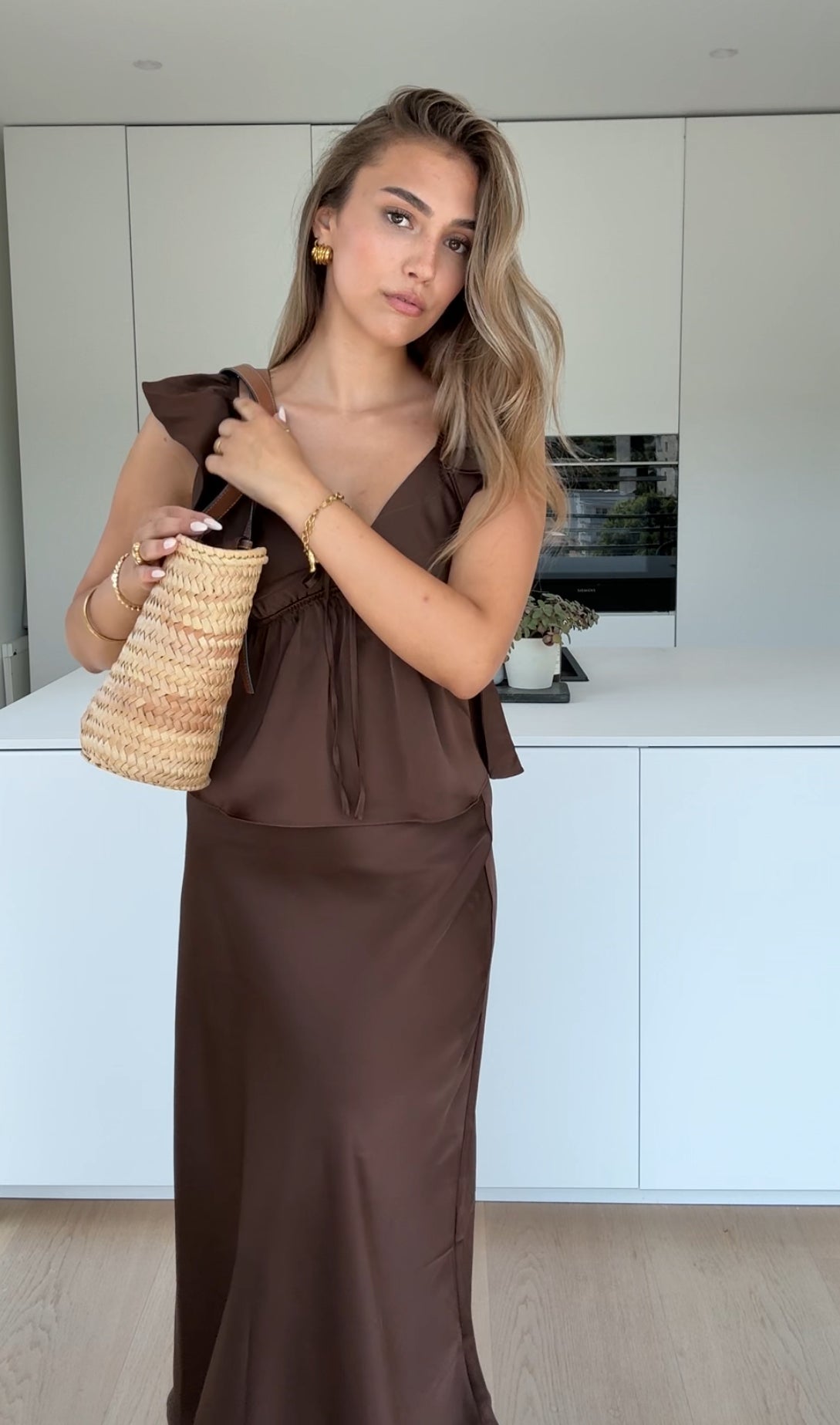TOP SATIN CIORCOVĂ