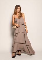 ROCHIE VOLANT TAUPE