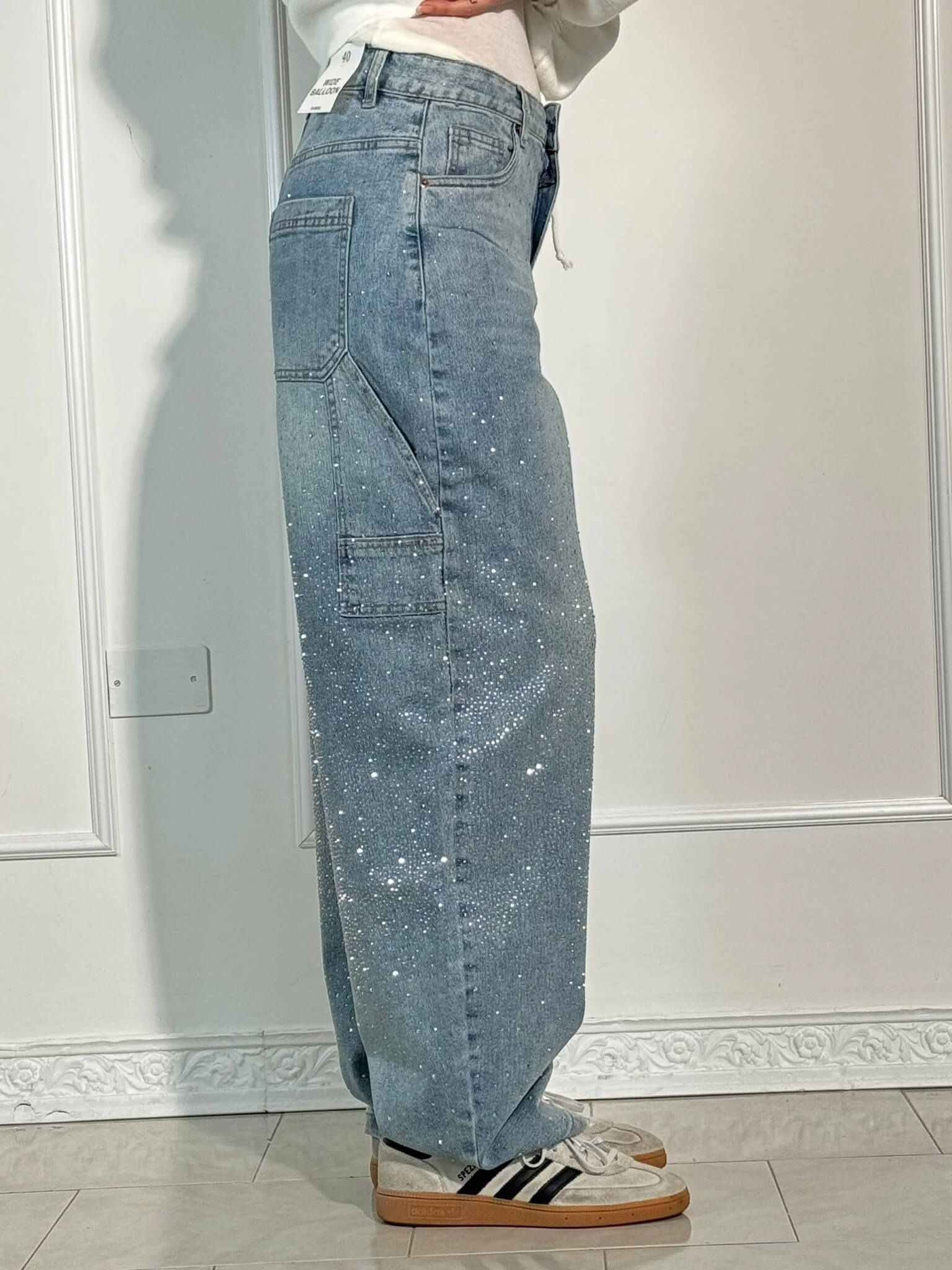 Gertrud | Pantaloni cu diamant
