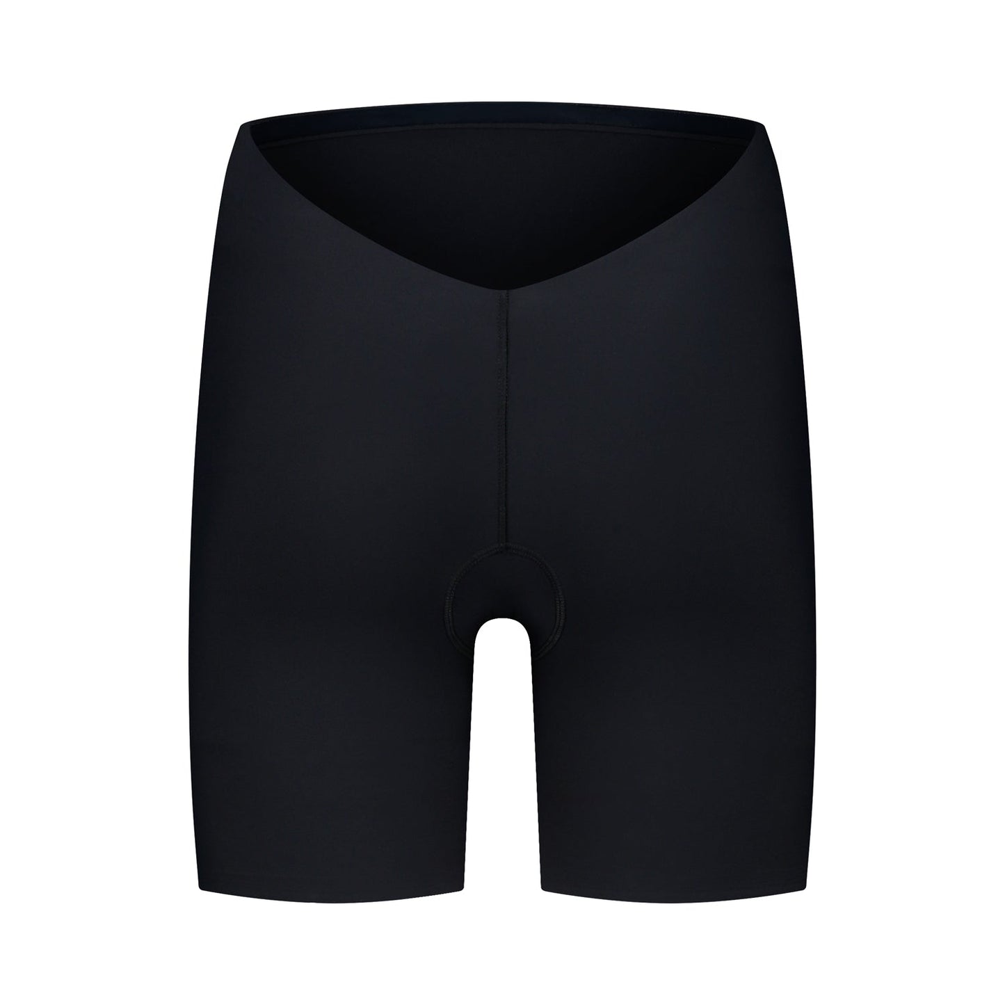 Kort modellande shorts med urklippt rygg Svart LBMWSH