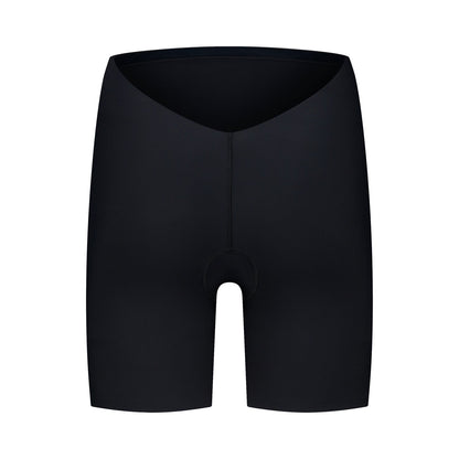 Kort modellande shorts med urklippt rygg Svart LBMWSH