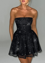 Lila | Rochie mini cu paiete