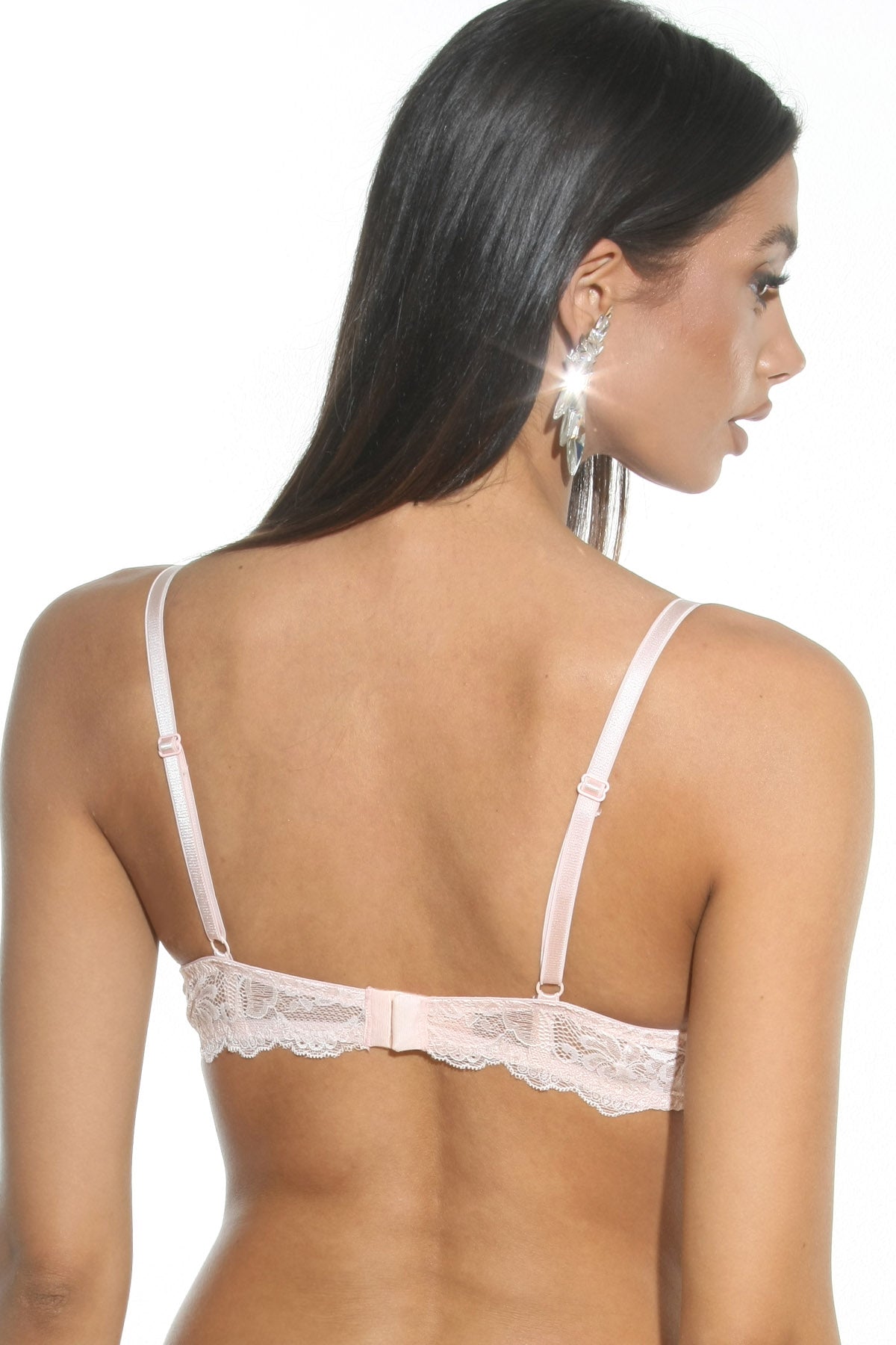 Mjukt dekolterat bh i rosa MYRA R1624