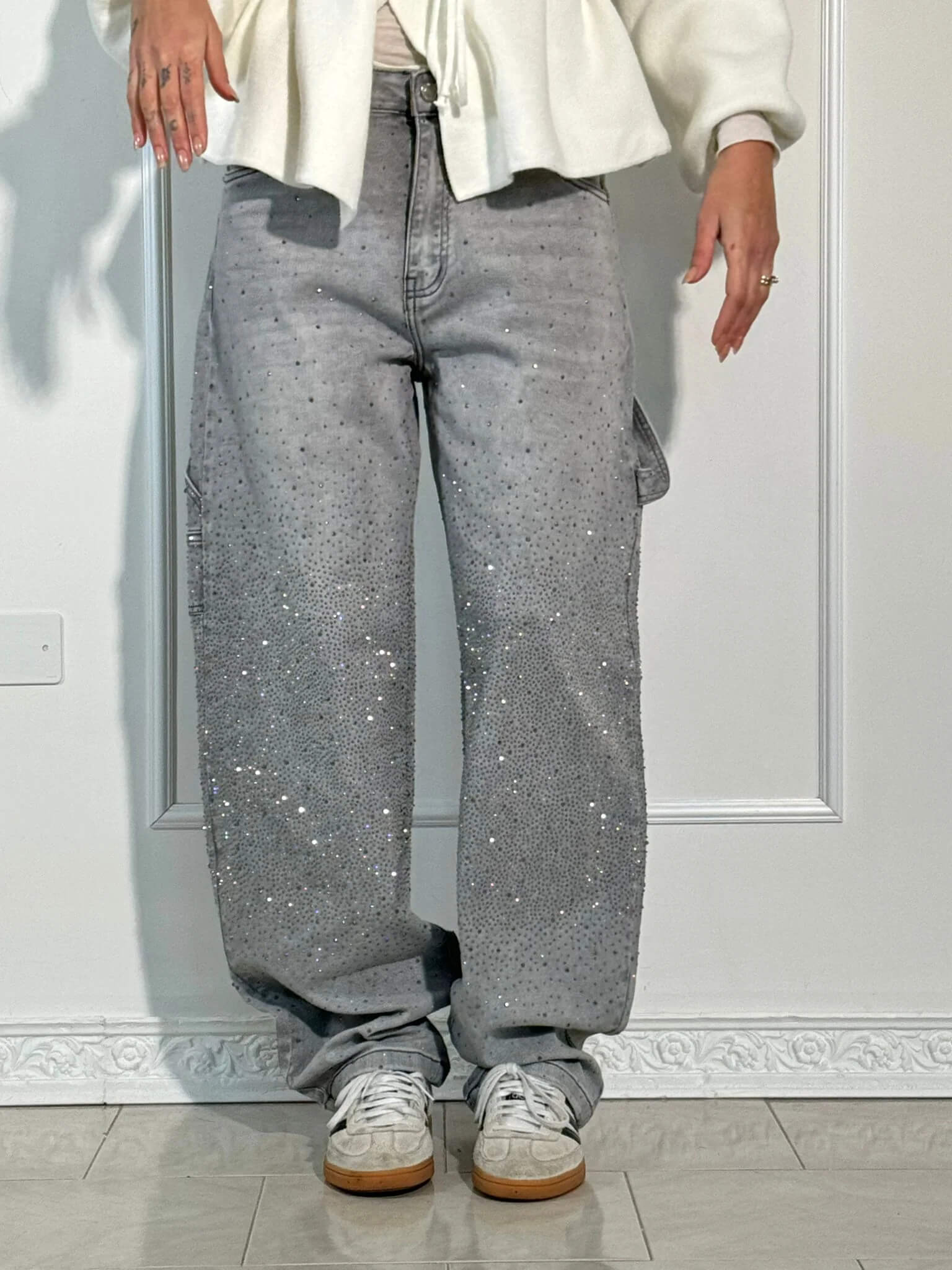 Gertrud | Pantaloni cu diamant