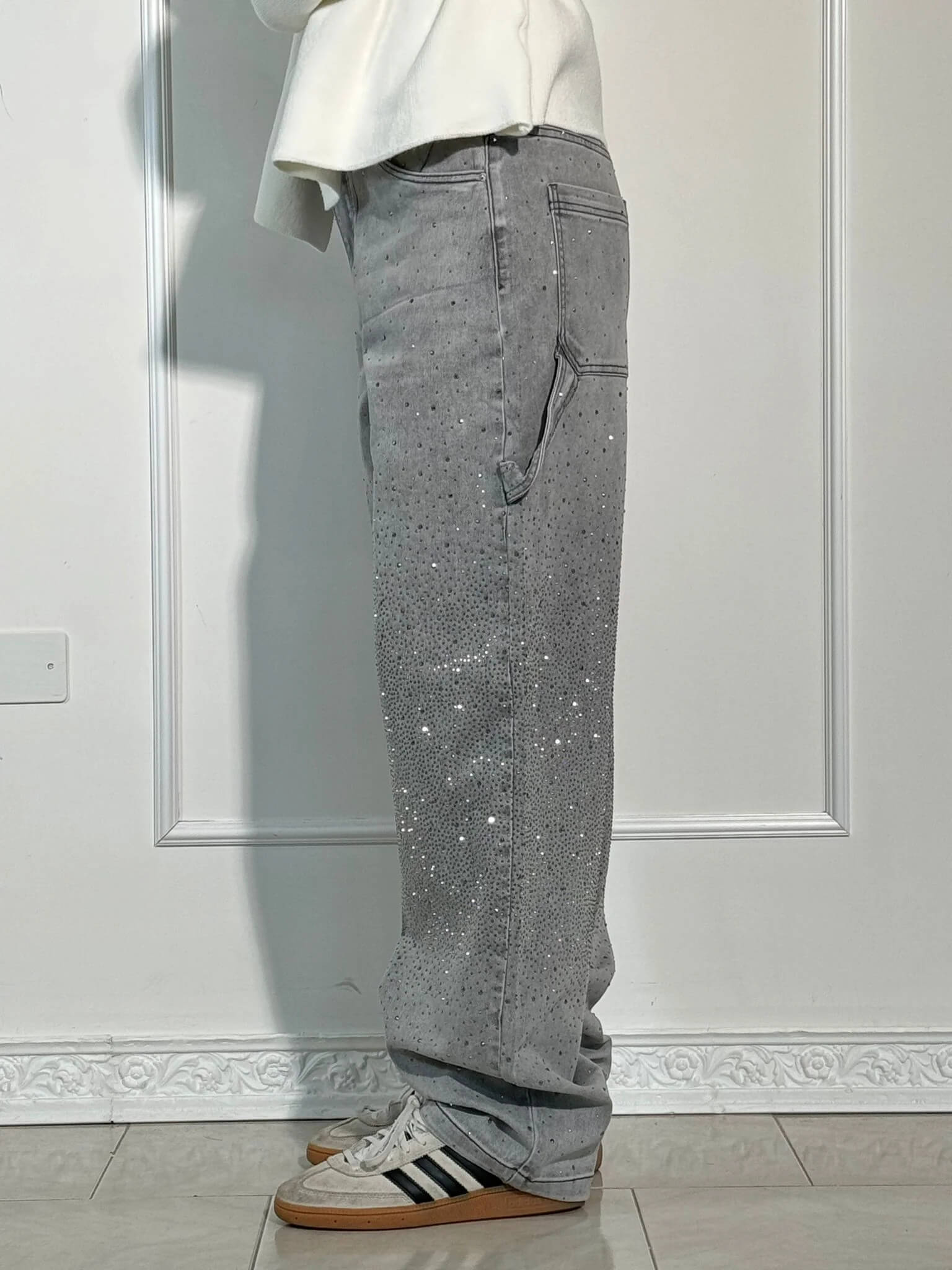 Gertrud | Pantaloni cu diamant