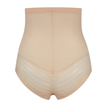 Formande trosor Powermesh hög midja Beige PWMHWB