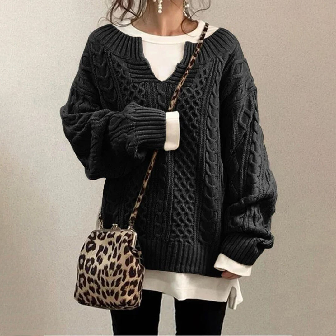 STACY | Pulover tricotat supradimensionat