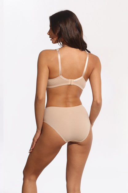 Klassisk beige bomullstrosa Fiona S1188