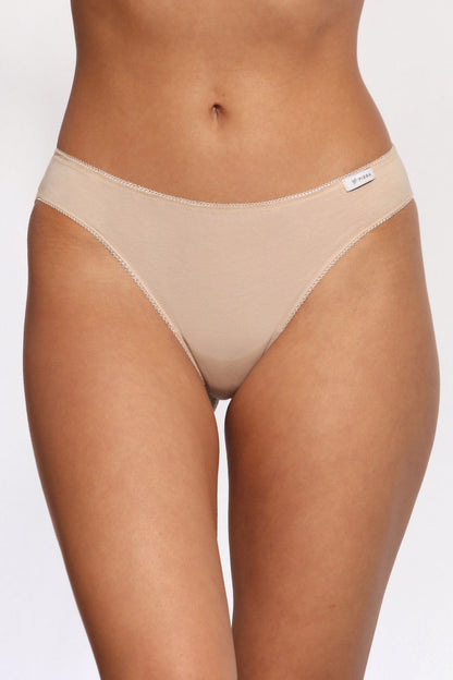 Set 3 stycken brasilianska trosor CAMI S0836 nude