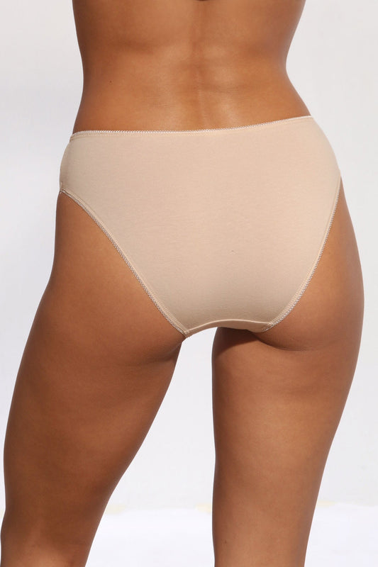 Set med 3 klassiska trosor CAMI S0837 nude